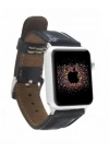 ÇOK SATAN Apple Watch Uyumlu Deri Kordon 42-44-45mm RST1 Siyah