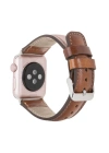 ÇOK SATAN Apple Watch Uyumlu Deri Kordon 42-44-45mm RST2EF Taba