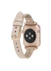 ÇOK SATAN Apple Watch Uyumlu Deri Kordon 42-44-45mm RT ERC3 Bej