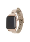 ÇOK SATAN Apple Watch Uyumlu Deri Kordon 42-44-45mm RT ERC3 Bej