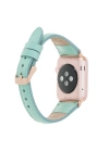 ÇOK SATAN Apple Watch Uyumlu Deri Kordon 42-44-45mm Slim BRN7