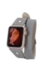 ÇOK SATAN Apple Watch Uyumlu Deri Kordon 42-44-45mm Slim DT STRST9