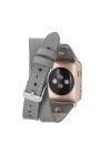ÇOK SATAN Apple Watch Uyumlu Deri Kordon 42-44-45mm Slim DT STRST9