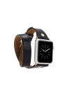 ÇOK SATAN Apple Watch Uyumlu Deri Kordon 42-44-45mm Slim DTGT RST1