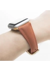 ÇOK SATAN Apple Watch Uyumlu Deri Kordon 42-44-45mm Slim G17