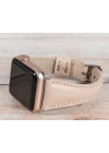 ÇOK SATAN Apple Watch Uyumlu Deri Kordon 42-44-45mm Slim NU1