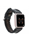 ÇOK SATAN Apple Watch Uyumlu Deri Kordon 42-44-45mm SM43 RST1