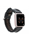 ÇOK SATAN Apple Watch Uyumlu Deri Kordon 42-44-45mm SM43 RST1