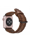 ÇOK SATAN Apple Watch Uyumlu Deri Kordon 42-44-45mm SM58 RST2EF