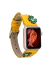 ÇOK SATAN Apple Watch Uyumlu Deri Kordon Clover 42-44-45mm TR FL12