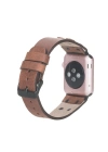 ÇOK SATAN Apple Watch Uyumlu Deri Kordon Cross 42-44-45mm BT TN02