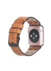 ÇOK SATAN Apple Watch Uyumlu Deri Kordon Cross 42-44-45mm BT V18