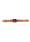 ÇOK SATAN Apple Watch Uyumlu Deri Kordon Cross 42-44-45mm BT V18