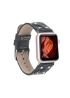 ÇOK SATAN Apple Watch Uyumlu Deri Kordon Cross 42-44-45mm ST RST1