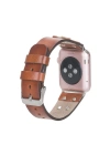 ÇOK SATAN Apple Watch Uyumlu Deri Kordon Cross 42-44-45mm ST RST2E