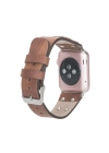 ÇOK SATAN Apple Watch Uyumlu Deri Kordon Cross 42-44-45mm ST TN02