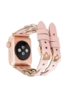 ÇOK SATAN Apple Watch Uyumlu Deri Kordon York Double Tour NU2
