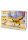 ÇOK SATAN Ausini Titan Form Heroes-4 Velaciraptor 106 Parça