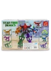 ÇOK SATAN Ausini Titan Form Heroes-4 Velaciraptor 106 Parça