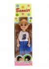 ÇOK SATAN Baonier Mavi Etekli 14 cm Sarışın Tekli Kız Bebek