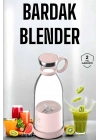 ÇOK SATAN Bardak Blender Smoothie Meyve Sıkacağı Şarjlı Cam Taşınabilir