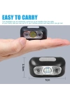 ÇOK SATAN Baretta Brt61 Xpe Pearls Led Hareket Sensörlü Mini Usb Şarjlı Kafa Feneri