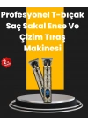 ® 0.1 mm Hassas Kesim Tıraş Makinesi Şarjlı Metal Gövde