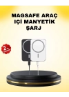 ® 15W Kablosuz Şarj Destekli MagSafe Araç Tutucu Havalandırma Klipsli