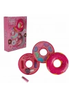® 2596 Donut Şekilli 2 Katlı Makyaj Güzellik Seti