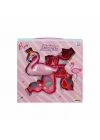 ® 2599 Flamingo Şekilli 3 Katlı Makyaj Güzellik Seti