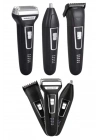 ® 3lü Set Saç Sakal Kesme Traş Makinesi Burun Kılı Alma Tıraş Makinesi