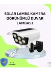 ® 3 Modlu Güneş Paneli Aydınlatmalı Dış Mekan Güvenlik Işığı – IP65 Su Geçirmez, PIR Sensörlü