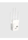 ® 300Mbps WiFi Menzil Genişletici 4 Antenli WPA3 Güvenlikli Priz Tipi Repeater