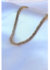 ® 316L Çelik Gold Renk Kral Zincir Model Erkek Kolye