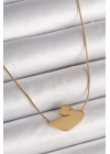 ® 316L Çelik Gold Renk Zincir Kuğu Model Kadın Kolye