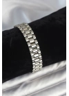 ® 316L Çelik Gümüş Renk 12 mm Kalınlık Erkek Bileklik