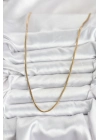 ® 316L Çelik Zincir Gold Renk 60 cm Yılan Zincir Kadın Kolye