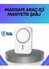 ® 360° Döner Başlıklı MagSafe Araç Telefon Tutucu Hızlı Şarjlı