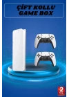 ® 3D Çift Oyun Kollu 4K HD Ekran Nostaljik 20.000 Oyunlu Beyaz Game Box