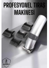 ® 4 Taraklı Taşınabilir Profesyonel Saç ve Sakal Kesme Tıraş Makinesi