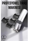 ® 4 Taraklı Taşınabilir Profesyonel Saç ve Sakal Kesme Tıraş Makinesi