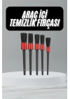® 5 Adet Oto Detaylı Temizleyici Araç İçi Temizlik Fırça Seti Koltuk Döşeme Kapı Toz Alma Fırçası