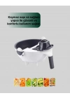 ® 5 Fonksiyonlu Döner Süzgeçli Rende ve Dilimleyici Aparat