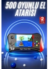 ® 500 Oyunlu Retro Sup Konsolu Taşınabilir Mini Gamepad 3,5 İnç Ekran