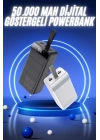 ® 50.000 Mah Powerbank Turbo Hızlı Led Göstergeli Android İOS Uyumlu Taşınabilir Askılı
