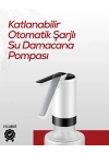 ® Uzun Şarj Süreli Su Pompası | Tek Tuşla Başlat/Durdur | Cam Damacana Uyumlu | Enerji Tasarruflu 4W Güç