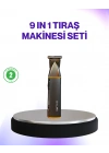® 9’u 1 Arada Şarjlı Erkek Bakım Cihazı Saç Sakal Bıyık Ense Trimmer