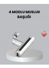 ® ABS Pirinç Alaşımlı Musluk Başlığı 4 Modlu 360° Dönebilen ve Ekonomik