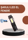 ® Alüminyum Gövdeli 2000 Lümen Güçlü LED El Feneri