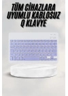 ® Android ve İOS Uyumlu Bluetooth Kablosuz Türkçe Q Klavye Renkli